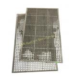 Two Rubber Floor Mats With Hole Design