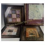 Framed Artwork, Florals, Maps, Patterns