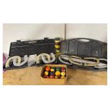 2 sets Horseshoes, Pool Balls, Tennis Balls
