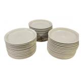 Homer Laughlin China White 10in Dinner Plates