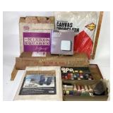 Glass Panels, Canvas Dropcloth, Broan Door Chime,