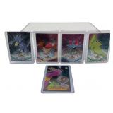 5 1999 Pokemon Topps Holo Cards