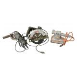 Craftsman saw, Black Decker Sander, metabo grinder