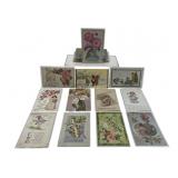 Postcards: New Year, Birthday Greetings, Easter