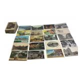 Postcards with Travel, Scenic, Historical Themes