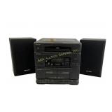 Sharp Compact Stereo System with Speakers