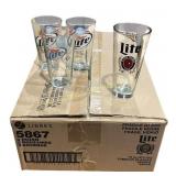 Miller Lite Libbey Pint Glasses