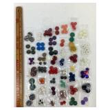 Assorted Button Collection; Ladybugs, Knots, Plast
