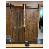 Wooden Sliding Barn Doors with Hardware