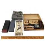 Lyman Lead Bricks, Burgess Vibra-Tool, Montgomery