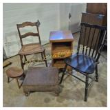 Wood Chair With Cane Seat, Sumter Cabinet Co.
