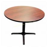 Three Round Tables with Metal Base