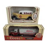 2 Coors Die-Cast Truck Models, Ertl