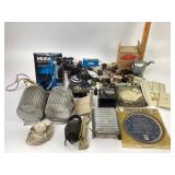 Bakelite Push Button, Tower Pencil Sharpener, Fibe