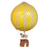 Yellow Striped Hot Air Balloon Model