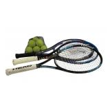 Head, Wilson Tennis Racquets with Tennis Balls