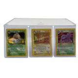 3 Pokemon Holo Cards