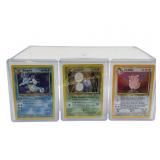3 Pokemon Holo Cards