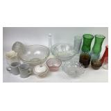 Pattern Glass Bowls, Pyrex Bowls, Anchor Hocking D