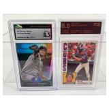 Graded Clayton Kershaw & Ryne Sandberg Baseball