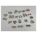 Variety of Earrings, Goldtone, Silvertone