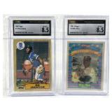 Graded Baseball Cards: Bo Jackson Rookie & Willie