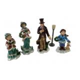 Ceramic Christmas Caroler Figurines