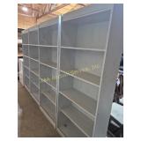 Painted Wood Shelves (4) (29 in. X 12 in. X 72