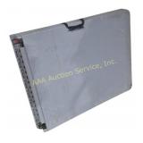 6 Foot Folding Table Gray With Carrying Handle