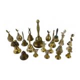 Pear brass bells, butterfly brll, stag bell,