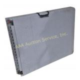 6 Foot Folding Table Gray With Carrying Handle