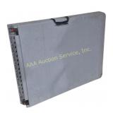 6 Foot Folding Table Gray With Carrying Handle