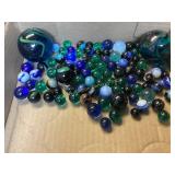 Glass Marbles; Boulders, Shooters, Players & Peewe