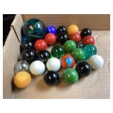 Glass Marbles; Shooters, Boulder & Player, Slight