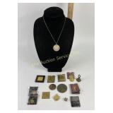 Talisman, Zodiac Aurum Alchemy Symbols Pendants, M