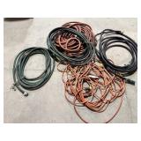 garden hoses, extension cord