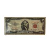 1953A Red Seal $2 United States Note