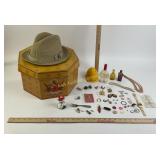 Knox Hat, Costume Jewelry, Avon After Shave and Co