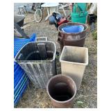 trash cans, waste baskets