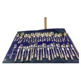 Wm. Rogers Silver-Plated Flatware Set with Knives,