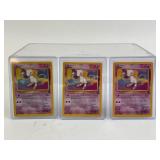 3 Pokemon Mew Cards