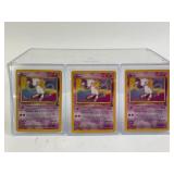 3 Pokemon Mew Cards