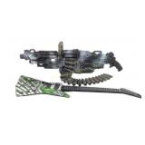 Paper Jamz Guitar, Sci-Fi Prop Gun (Modified Nerf