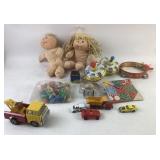 Cabbage Patch Dolls, Toy Cars, Spinning Tops
