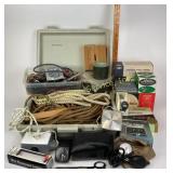 Rope, Philips Travel Clock, Wiss Scissors, United