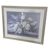 Graphic Art Print "Still Life Of Yellow Roses