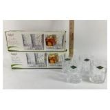 Shannon Crystal DOF Glasses, Set of Eight