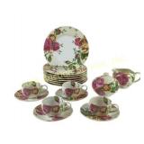 Royal Albert Country Rose Tea Set