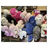 Plush Toys, Dogs, Ponies; Some with Tags