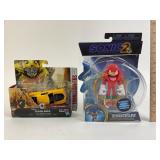 NOS Sonic 2 Knuckles & Transformers Bumblebee